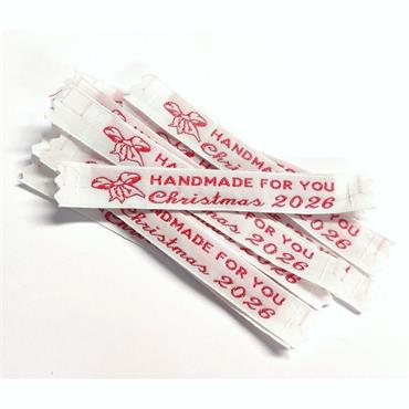 Handmade For You Christmas 2026 Labels