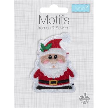 Trimits Embroidered Motif - Santa Claus