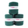 Hooked Zpagetti Cotton Yarn Dark Green Shades