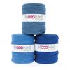 Hooked Zpagetti Cotton Yarn Mid Blue Shades