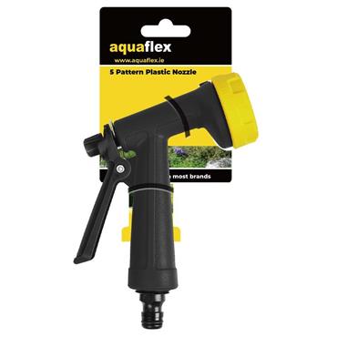 AQUAFLEX 5 PATTERN PLASTIC NOZZLE