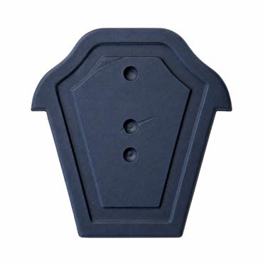 CLAY DOUBLE OGEE RIDGE END CAP GABLE PLATE