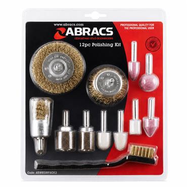 ABRACS 12PC MOUNTED POLISHING SET