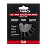 ABRACS M14 TWISTED KNOT BEVELLED WIRE BRUSH FOR GRINDER 100MM