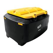 JFC SQUARE MEAL BIN WITH LID 1000L (750KG)