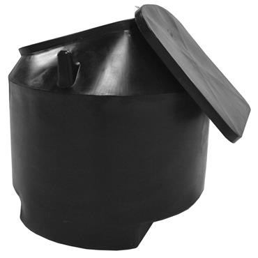 JFC ROUND HALF TONNE MEAL BIN & LID