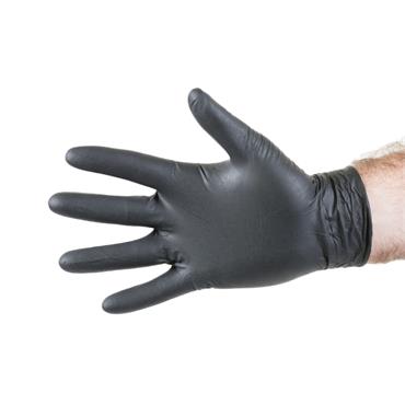 FORCEFIELD BLACK NITRILE GLOVES