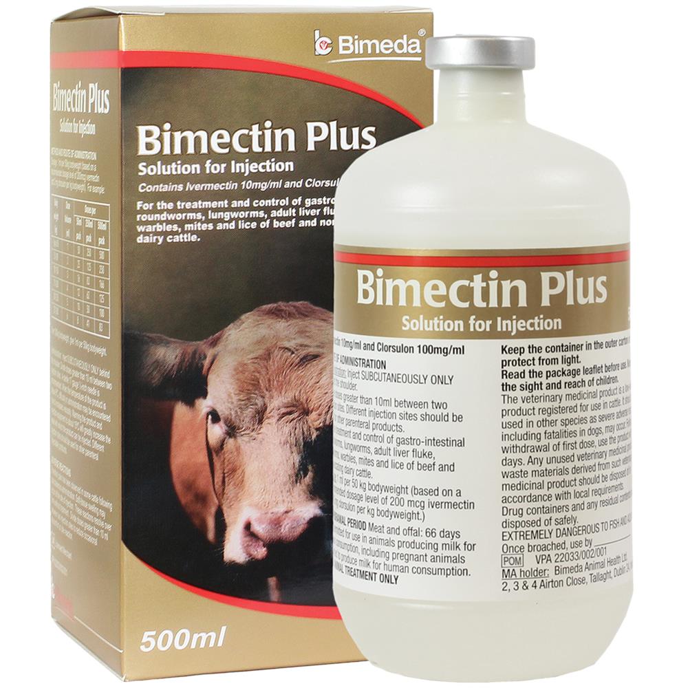 BIMECTIN PLUS INJECTION | Maddens of Lerhin | Galway