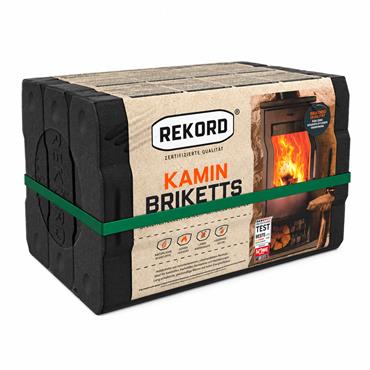 REKORD PEAT BRICQUETTES, SUITABLE FOR STOVES/ OPEN FIRES/ BURNERS