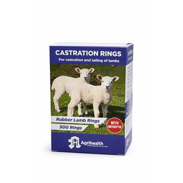 RUBBER CASTRATION RINGS BOX 500