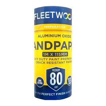 FLEETWOOD ALUMOX SANDPAPER 80G 1M
