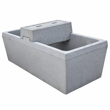 SPILLANE TOP FILL CONCRETE WATER TROUGH 225G