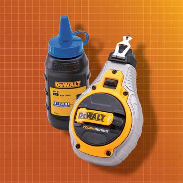 DEWALT CHALK LINE AND BLUE CHALK