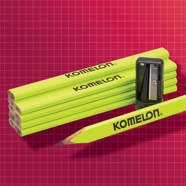 KOMELON CARPENTERS PENCILS AND SHARPENER