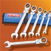 FAITHFULL RATCHET COMBI SPANNER SET 6PC