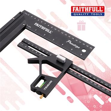 FAITHFULL COMBINATION & 200MM (8IN) TRY SQUARE SET