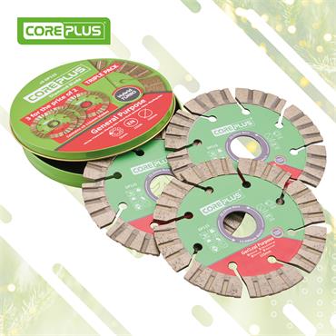 COREPLUS 115MM DIAMOND CUTTING BLADES (3 PACK)