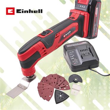 EINHELL 18V  MULTI-TOOL KIT WITH A 2.5AH LI-ION BATT