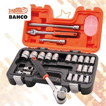 BAHCO 1/2" DRIVE SOCKET SET