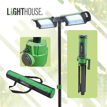 LIGHTHOUSE RECHARGEABLE SITE LIGHT (10,000 LUMENS)