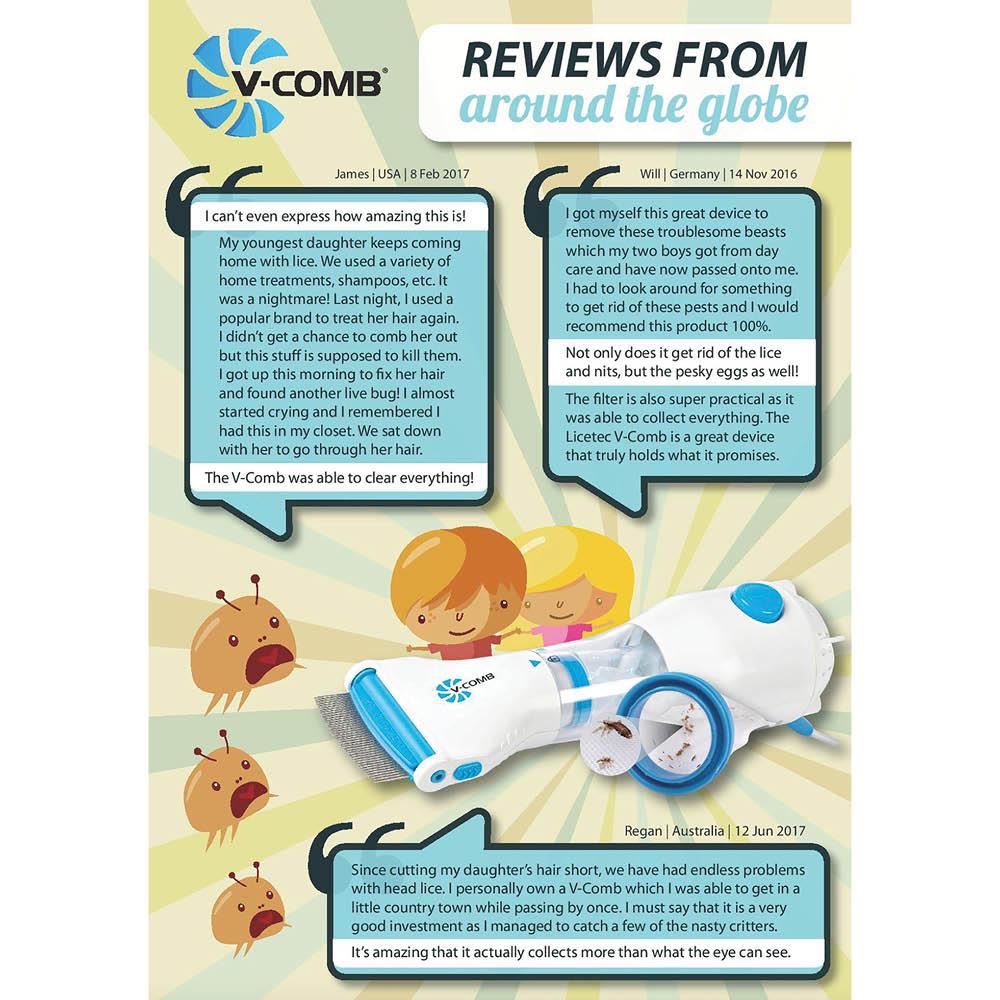 LiceTec Supra Electrical Head Lice Comb