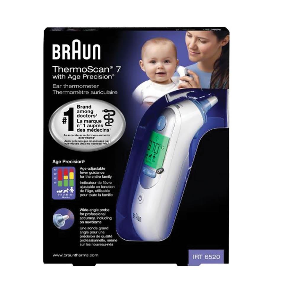 Braun ThermoScan 7 Ear thermometer with Age Precision, Code IRT6520