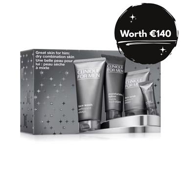 Clinique For Men Set For Dry Combination Skin
