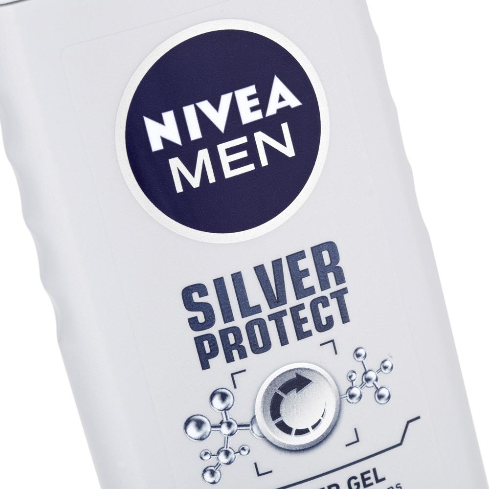 NIVEA MEN SHOWER GEL SILVER PROTECT Rochfords Pharmacy and Beauty