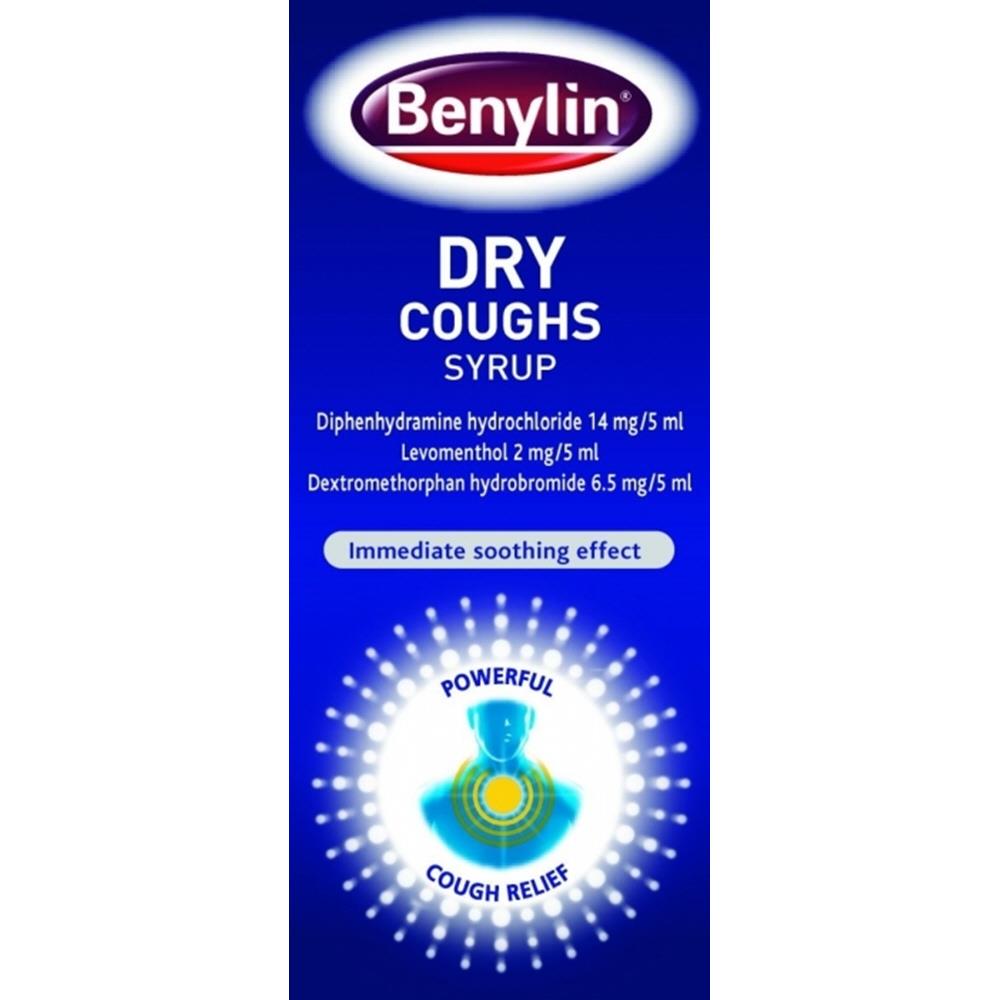 BENYLIN NONDROWSY DRY COUGHS SYRUP 125ML Rochfords Pharmacy and