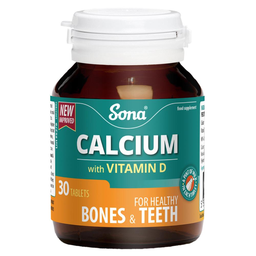 SONA CALCIUM WITH VITAMIN D TABLETS 30'S Rochfords Pharmacy and