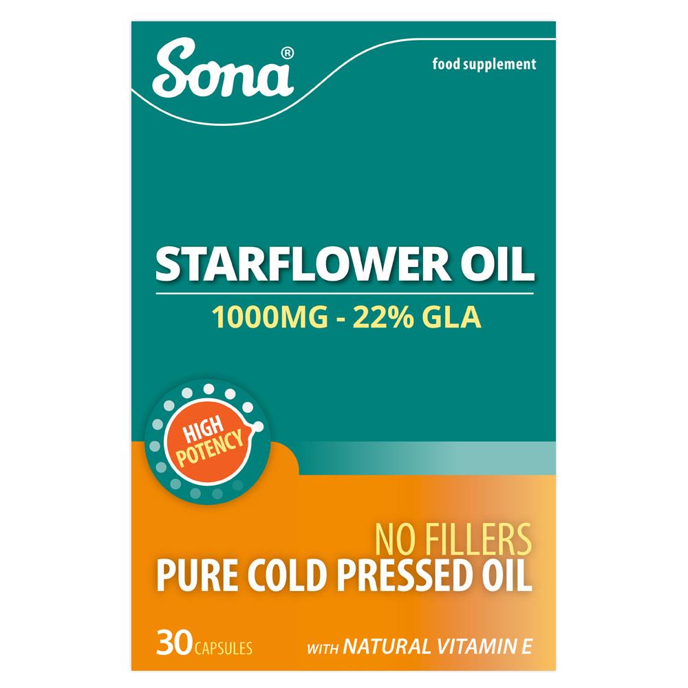 SONA STARFLOWER OIL CAPSULES 30'S Rochfords Pharmacy and Beauty Ireland