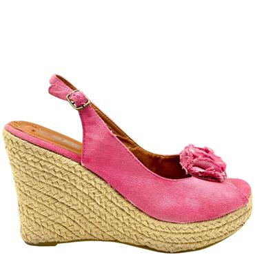 SUSST ROPE WEDGE SLINGBACK - FUCHSIA