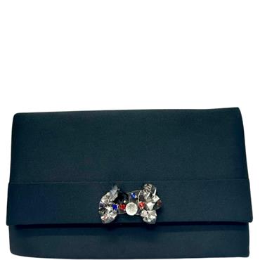 AVANCE BOW FLAP BAG 04279 - BLACK