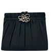 PACOMENA DIAMANTE CLUTCH BAG - BLACK