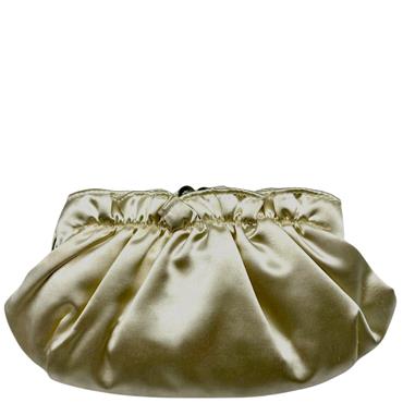 MENBUR CLIP TOP HANDBAG - IVORY