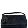 SPONGE CLUTCH BAG - BLACK