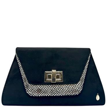 VALENTINA 2TONE ENVELOPE BAG - PLATA