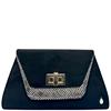 VALENTINA 2TONE ENVELOPE BAG - PLATA