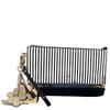 PACOMENA ENVELOPE HANDBAG - SILVER BLACK