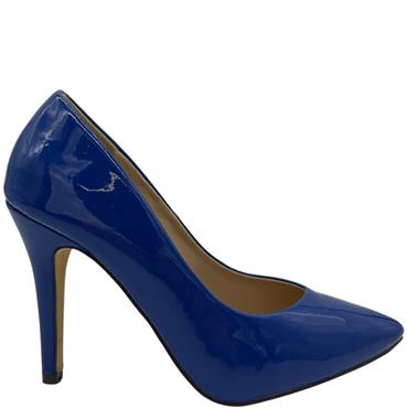 AVANCE PATENT COURT SHOE - DAZZLING BLUE