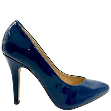 AVANCE PATENT COURT SHOE - NAVY