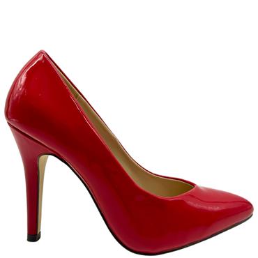 AVANCE PATENT COURT SHOE - RED