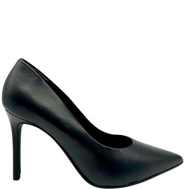 TAMARIS WOMENS POINT TOE COURT SHOE - BLACK