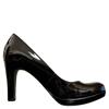 TAMARIS LDS PLATFORM COURT SHOE - BLACK PATENT