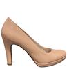 TAMARIS LDS PLATFORM COURT SHOE - ROSE PATENT