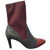 TAMARIS LDS JUMPER 3/4 BOOT - WINE NAVY