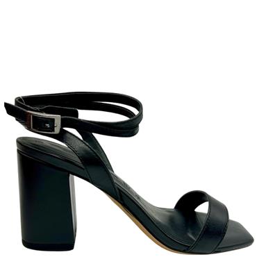 TAMARIS WOMENS ANKLE STRAP SANDAL - BLACK