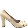 GINO VENTORI PAT PEEP TOE COUR - BEIGE