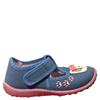 SUPERFIT KIDS T/BAR STRAP  CANVAS SHOES - BLUE ROSE