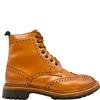 CATESBY BROGUE TIE BOOT - TAN